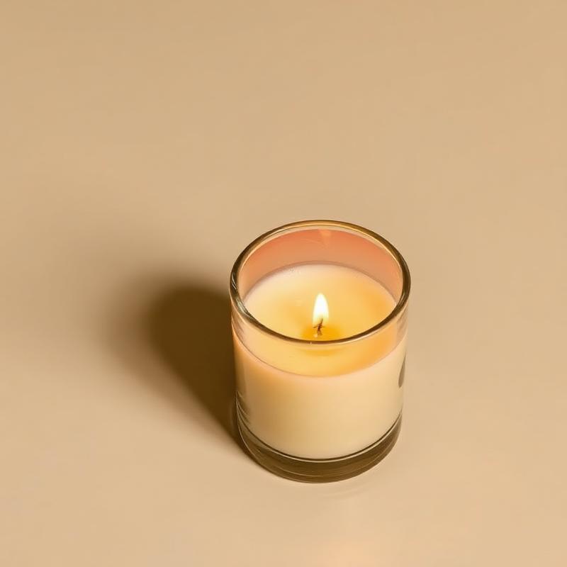 Duftkerze mit Flamme